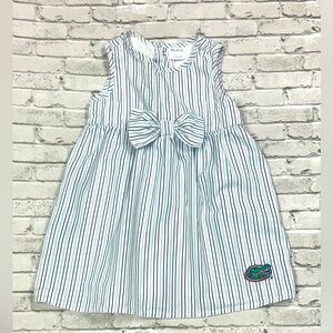 Florida Gators Girls Dress 3T Blue Stripe Bow Game Day College Football